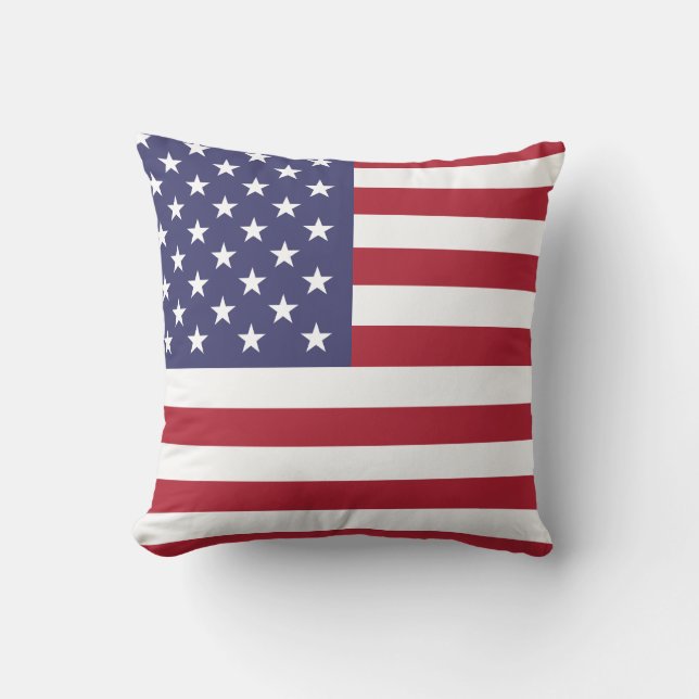 Coussin Afficher vos couleurs - États-Unis (Recto)
