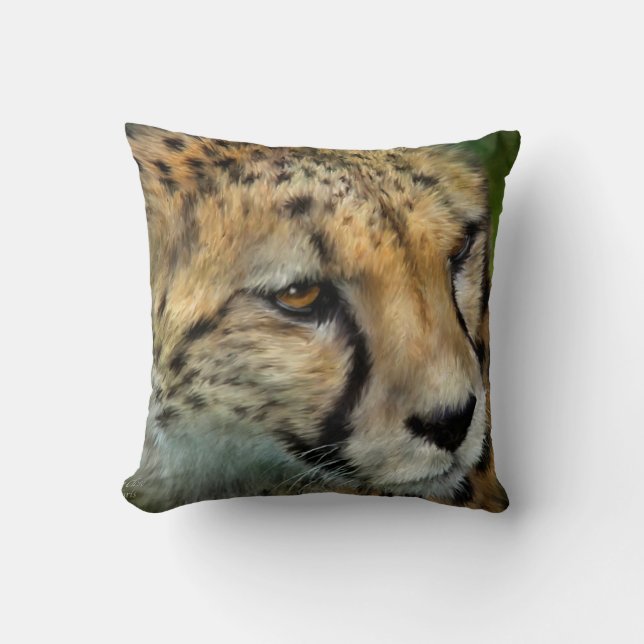 Coussin africain de concepteur d'art de portrait (Recto)