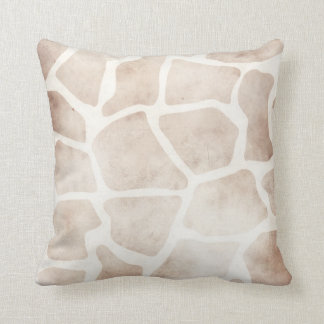 Coussin africain de motif de girafe grunge moderne