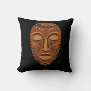 Coussin African mask