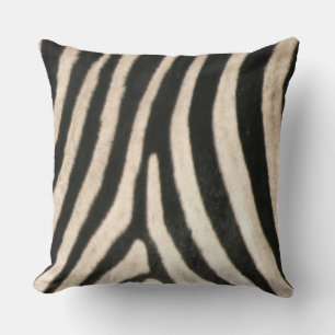 Coussin African Zebra Print, Wildife, Safari Decor,