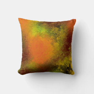 Coussin Afrique abstrait marron