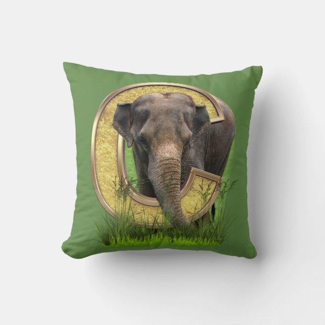 Coussin Afrique-Safari Faune-Art Capital C (Recto)