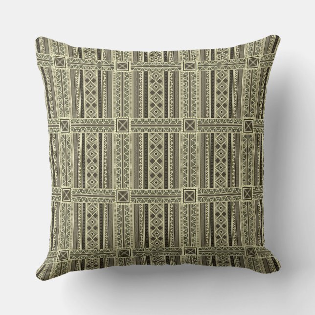 Coussin Afro Mali Motif Jeu d'oreiller VII (Verso)