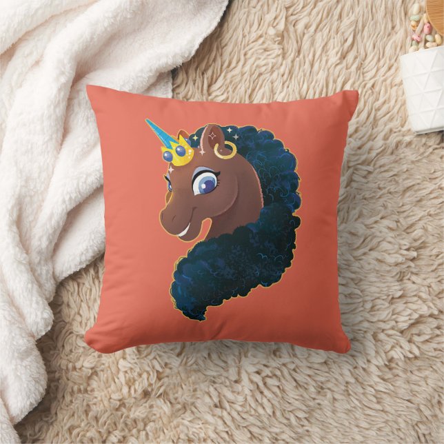 Coussin Afro Unicorn | Magique (Couverture)