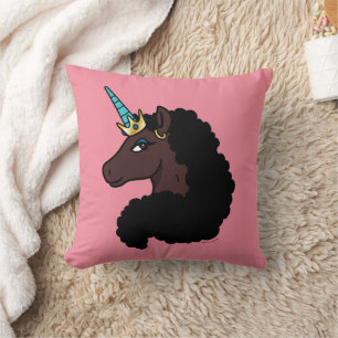 Coussin Afro Unicorn   Magique