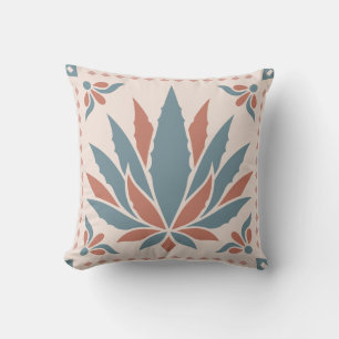 Coussin Agave - Southwest Folk Throw Pillow