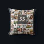 Coussin âge modifiable chic anniversaire multi photo scrip<br><div class="desc">Un coussin en toison minimaliste et moderne. modifier l'âge pour convenir à votre occasion,  Un cadeau idéal pour les mamans,  papas,  grand,  grand-père de n'importe quel membre de la famille. Texte élégant et étonnant. Design noir,  blanc et or.</div>