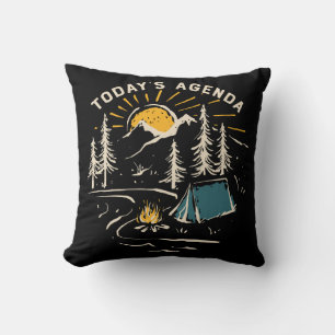 Coussin Agenda Camping d'aujourd'hui