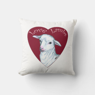 Coussin Agneaux d'amour