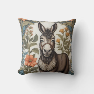 Coussin Agritourisme Donkey William Morris inspiré