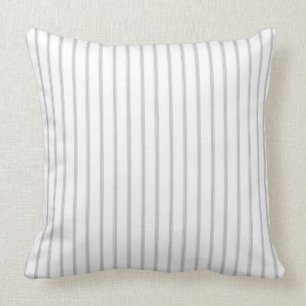 Coussin Agritourisme Français Ticking Stripe Motif gris bl