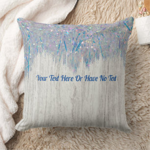 Coussin Agritourisme rustique Iridescente Rainbow Tinsel