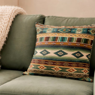 COUSSIN "AGUACATE" IMPRIMÉ DOUBLE FACE PATRIMOINE HISPANIQ