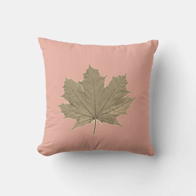 Coussin Ahorn - Érable - Maple leaf - Autumn (Recto)