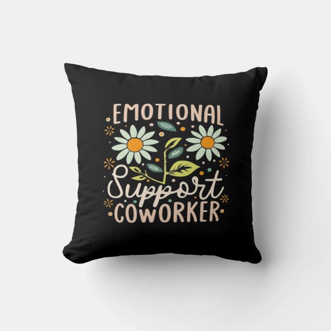 Coussin Aide émotionnelle Coworker Classic Chill Meme (Recto)