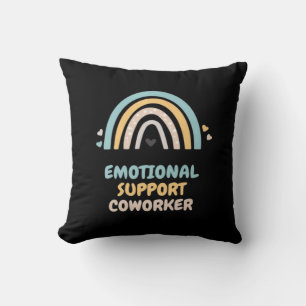 Coussin Aide émotionnelle Coworker Classique Mème Viral et