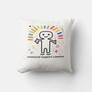 Coussin Aide émotionnelle Coworker Viral