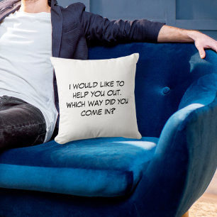 Coussin Aidez-vous
