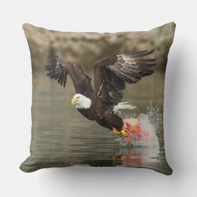 Coussin Aigle à tête plate (Recto)