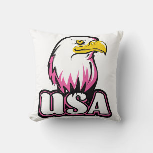 Coussin Aigle américain