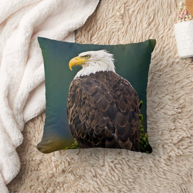 Coussin Aigle américain perché (Couverture)
