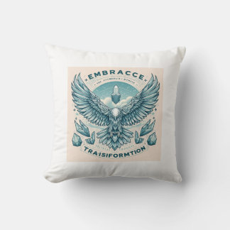 Coussin Aigle de cristal - Symbole de la transformation