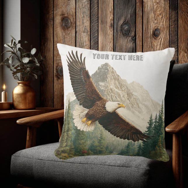 Coussin Aigle en vol  (Soaring Eagle Collection)