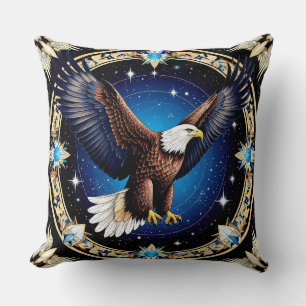 Coussin Aigle Majestueux en Vol