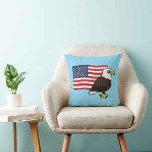 Coussin Aigle patriotique