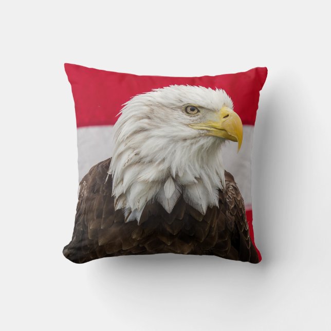 Coussin Aigle patriotique (Recto)