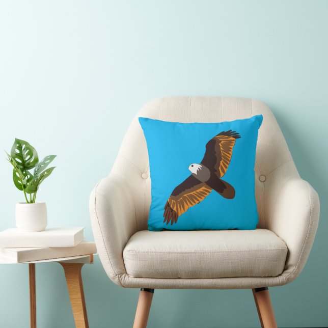 Coussin Aigle Pygargue à tête blanche  (Chaise)
