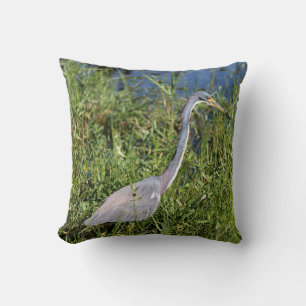 Coussin Aigrette tricolore