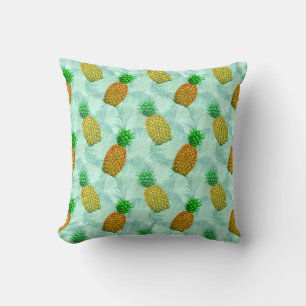 Coussin Aiguille hawaïenne bleu clair