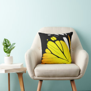 Coussin Aile papillon - Goéland orange