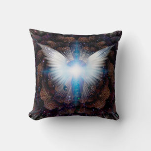 Coussin Ailes brillantes et aura