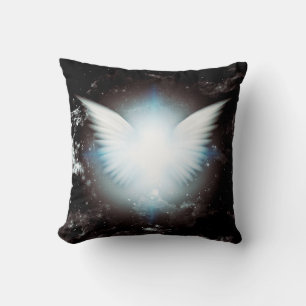 Coussin Ailes d'anges brillantes