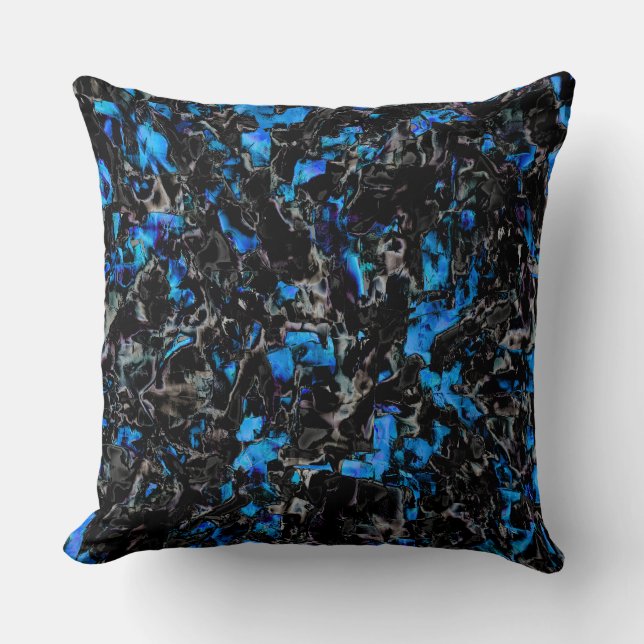 Coussin ailes de chauve-souris à l'aspect Abstrait sur tac (Recto)