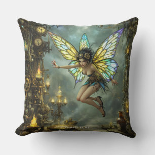 Coussin Ailes de papillon de lutin fantaisie mignonnes