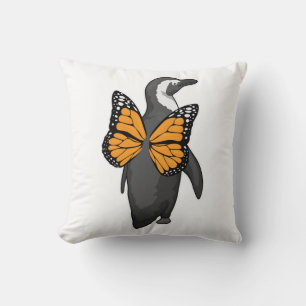 Coussin Ailes de papillon pingouin