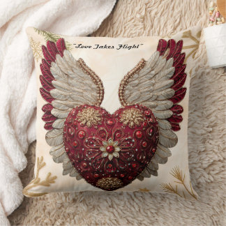 Coussin "Ailes de Pure Romance"