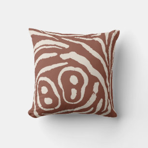 Coussin Ailes d'Echo Rust Clay Sable clair