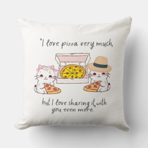 COUSSIN AIME BEAUCOUP LA PIZZA, LES CHATS