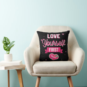 Coussin Aime-toi d'abord