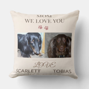 Coussin Aimée par deux pattes, Maman