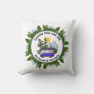 Coussin AIMER CETTE VIE VAN Camping personnalisé