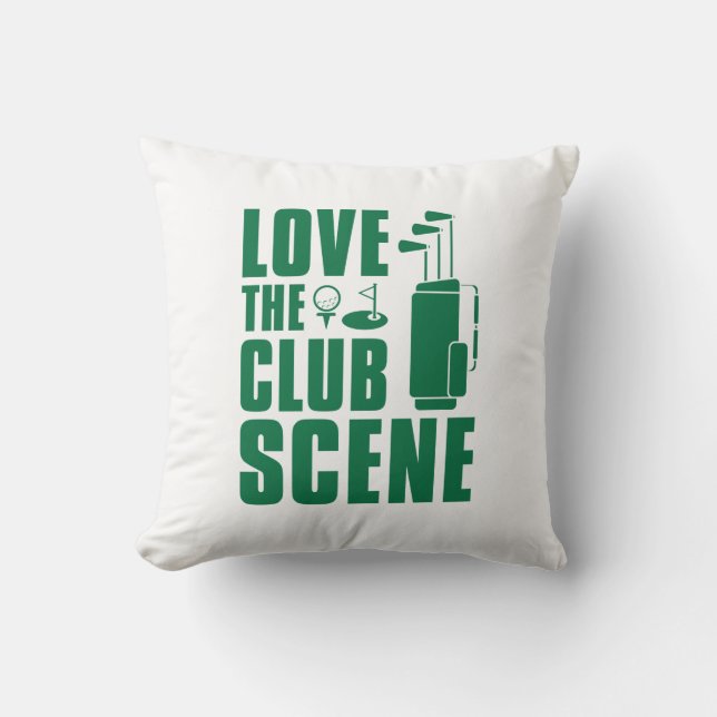 Coussin Aimer La Scène Club (Recto)