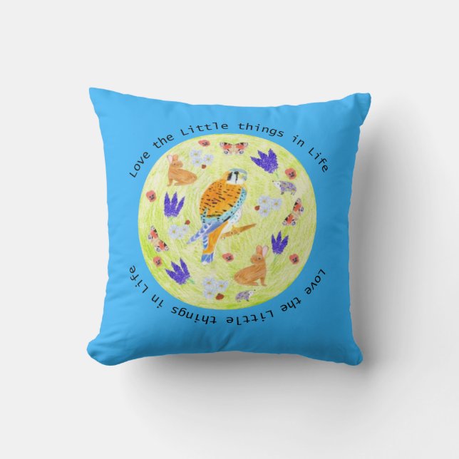 Coussin Aimer les petites choses dans la vie x2 (Recto)