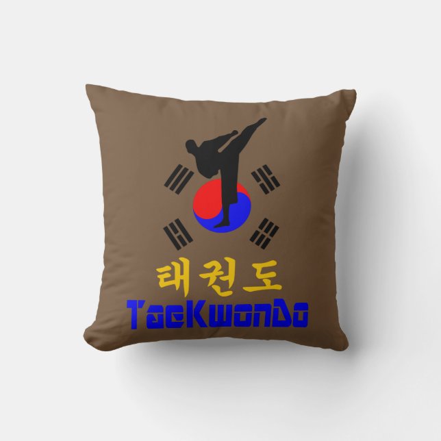 Coussin ☯ Aimer ✔ Martial Coréen-TaeKwonDo fabuleux (Recto)