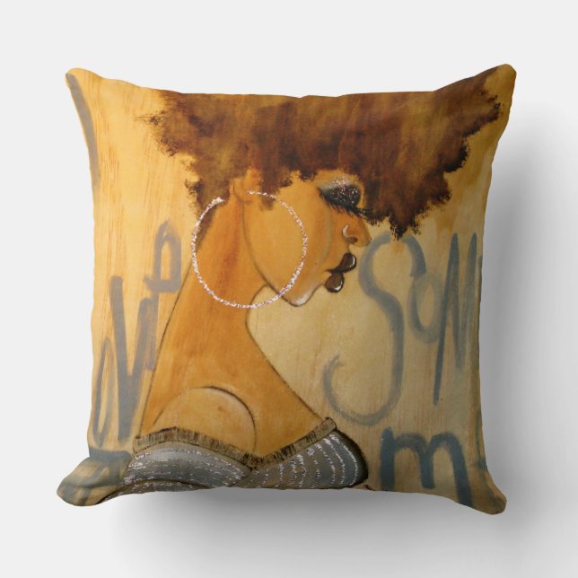 Coussin Aimez-moi certains JE (Recto)